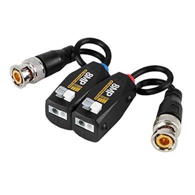 Par de Transceptores Pasivos - BNC CCTV VIDEO BALUN, soporta CVI/AHD/TVI/CVBS, Resolución de 720p a 8MP, UTP CAT5e, 6, 6e, c/TVS (supresor) BROBOTIX 6007471 Par de Transceptores Pasivos - BNC CCTV VIDEO BALUN, soporta CVI/AHD/TVI/CVBS, Resolución de 720p a 8MP, UTP CAT5e, 6, 6e, c/TVS (supresor) BROBOTIX 6007471